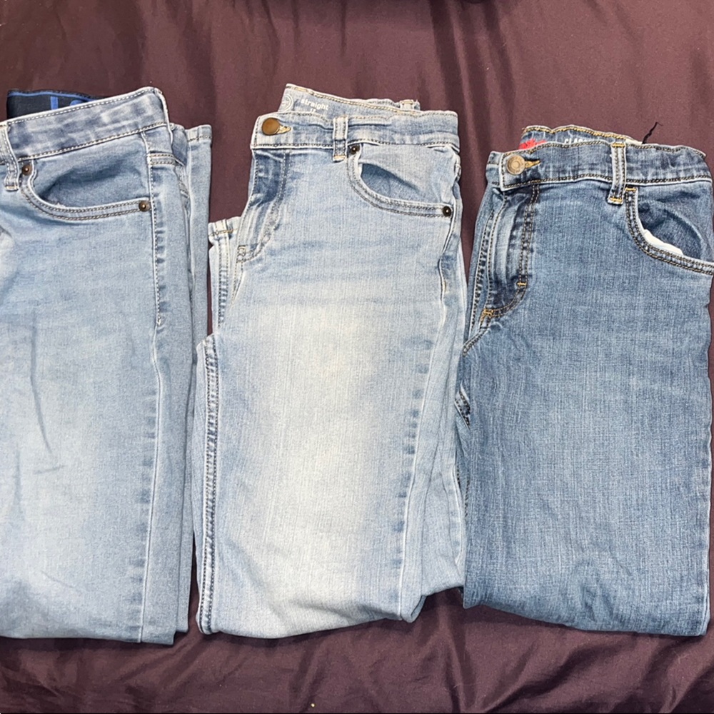 Levi's Kids Light and Medium Blue Jeans